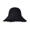 Anna-Kaci Women's Woven Bucket Hat with Soft Frayed Brim and Lightweight Straw Texture - 4 of 4