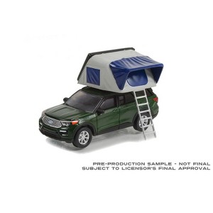 Greenlight Collectibles 1/64 2022 Ford Explorer with Rooftop Tent Great Outdoors Series 2 38030-F - 1 of 3