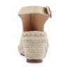 Journee Collection Womens Crew Wedge Heel Espadrille Sandals - 3 of 4