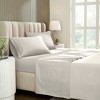 Cotton Blend Solid Deep Pocket Luxury Bed Sheet Set by Blue Nile Mills - 2 of 4
