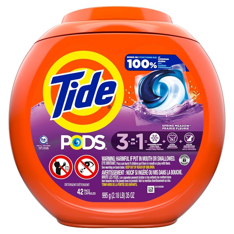 Tide Pods Laundry Detergent Pacs - Spring Meadow , 2 of 13