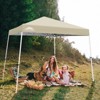 EAGLE PEAK Slant Leg Pop-up Canopy Tent Easy One Person Setup Instant Outdoor Beach Canopy Folding Portable Sports Shelter - 2 of 4