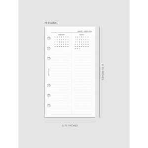2026 Year Overview Planner Insert | Cloth & Paper - 1 of 4