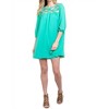Women's Lattice Baby Doll Dress - KORI - 3 of 3