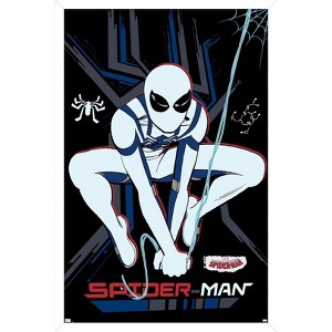 Trends International Marvel Animations' Your Friendly Neighborhood Spider-Man - Oscorp Suit Framed Wall Poster Prints - 1 of 4