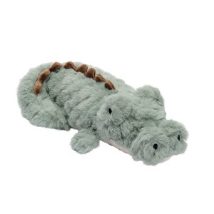 Lambs & Ivy Jungle Story Plush Green Alligator Stuffed Animal Toy - Snappy - 1 of 4