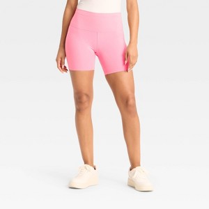 Women's High-Rise ButterBliss Bike Shorts - Wild Fable™ - 1 of 3