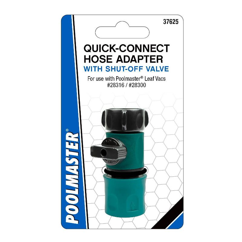 Poolmaster Quick Connector Leak Free Garden Hose Adapter with Shut Off Valve, 5 of 9