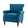 Cythnus Wingback Armchair with Removable Cushions with Nailhead Trim Design | ARTFUL LIVING DESIGN - 2 of 4