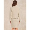 INSPIRE CHIC Women's Business Long Sleeve Peplum Blazer Jacket Pencil Skirt 2-Piece Outfit Set - 3 of 4