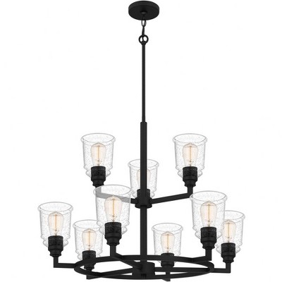 Quoizel Lighting Mcintire 9 - Light Chandelier in  Matte Black