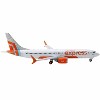 Boeing 737 MAX 8 Commercial Aircraft "Air India Express" White with Tail Graphics 1/400 Diecast Model Airplane by GeminiJets - image 3 of 3