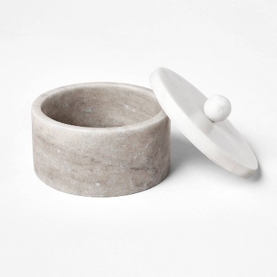 Round Marble Decorative Box - Threshold&#8482; designed with Studio McGee