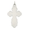 Black Bow Jewelry Sterling Silver Large Antiqued Eastern Orthodox Cross Pendant - 3 of 4