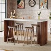 Tribesigns Home Bar Unit, 55.12“Bar Table with a Spacious Tabletop, Modern Freestanding Bar for Home Kitchen, Living Room, Balcony - 3 of 4