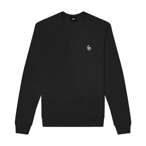 Dalix Fire (Glow In The Dark) Embroidered Fleece Sweatshirt Pullover Mens - 1 of 4
