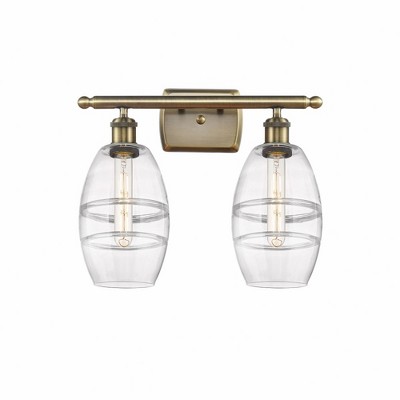 Vaz - 2 Light Bath Vanity In Industrial Style-9.13 Inches Tall and 15.88 Inches Wide