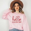 Simply Sage Market Women's Graphic Sweatshirt Hello Valentine Cursive - 2 of 3