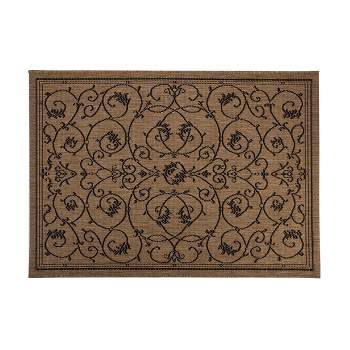 Plow & Hearth My Mat Dirt Trapping Mud Rug, 19 X 29 - Spice Stripe :  Target