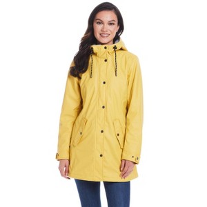 Weatherproof Women's Hooded Rain Slicker - 1 of 4