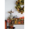 Gulches Series Multicolored Shatterproof Grid Pumpkin Harvest Festival Ornament - 2 of 4