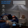 9000BTU Mini Split Air Conditioner& Heater, 24 SEER2 115V Wall-Mounted Ductless AC Unit Cools Rooms Up to 450 Sq. Ft - 3 of 4