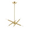 Livex Lighting Soho 6 - Light Chandelier in  Satin Brass - 2 of 4