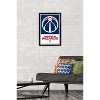 Trends International NBA Washington Wizards - Logo 21 Framed Wall Poster Prints - 2 of 4
