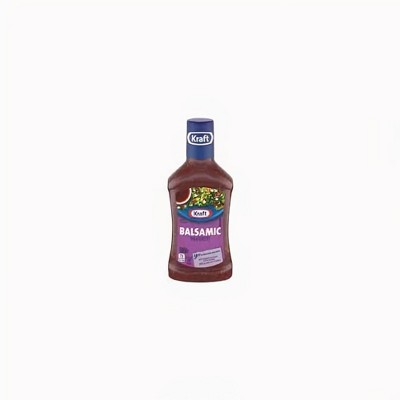 Kraft Balsamic Vinaigrette Dressing 16 fl oz Bottle (Pack of 2)
