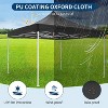 10 x 10 FT Pop Up Canopy, Heavy Duty Instant Tent w/Carry Bag, All Season Commercial Sun Shelter, Portable Canopy for Patio, Backyard, Bench, Garden - 2 of 4