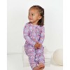 Lev Baby Girls' Bamboo Convertible Zipper Romper – Princess Print One-Piece Baby Girl Clothes (6–12M to 18–24M) - 4 of 4