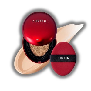 Tirtir Mask Fit Red Cushion (#24N Latte) Mini 4.5g size | Lightweight feel for comfortable wear throughout the day - 1 of 3