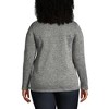 Lands' End Women's Sweater Fleece Quarter Zip Pullover - 2 of 4