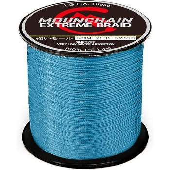 Braided Fishing Line, 4 Strands Abrasion Resistant Braided Lines Super Strong 500M / 1000m