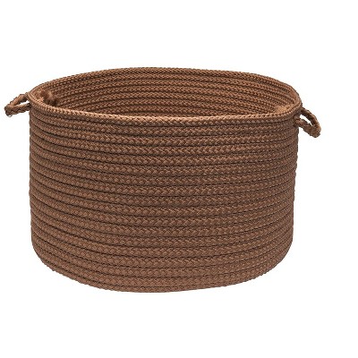 Colonial Mills Simply Home Solid - Cashew 18"x18"x12"  100% Polypropylene Round