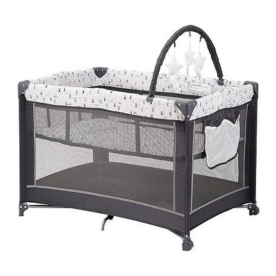 Pro Goleem Portable Playard,Sturdy Play Yard with Padded Mat