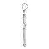 Black Bow Jewelry Men's 14k White Gold Hollow 3D Polished Cross Pendant, 25 x 44mm - 2 of 4