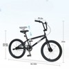 DSVIMOY Freestyle Kids Bike, 20 Inch Single Speed Children's Bicycle for Boys Girls Age 7+ Years, Blue, 55.12"*25.2"*37" - 3 of 4