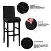 PiccoCasa Bar Pub Counter Height Side Stretch Chair Covers with Elastic Band - 3 of 4