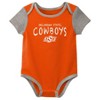 NCAA Oklahoma State Cowboys Infant Boys' 3pk Bodysuit - 4 of 4