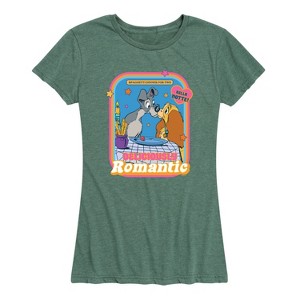 Women's - Disney - Lady and the Tramp Spaghetti Dinner For Two Short Sleeve Graphic T-Shirt - 1 of 4