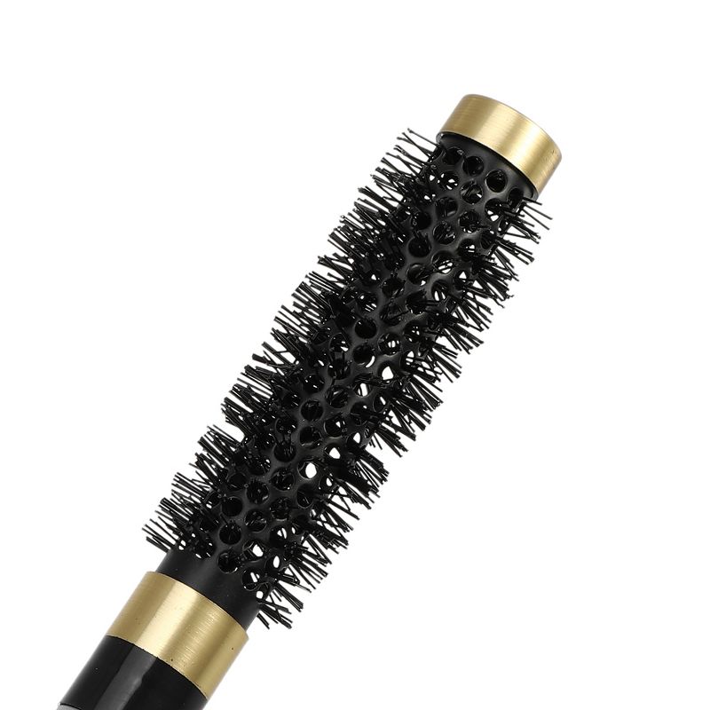 Unique Bargains Nano Thermal Ceramic Round Hair Brush Black 0.98" 1 Pc, 5 of 7