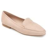 Journee Collection Womens Tullie Slip On Square Toe Loafer Flats