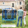 Infans 5FT Kids 3-in-1 Game Trampoline Seamless W/Enclosure Net Spring Pad In/Outdoor - 3 of 4