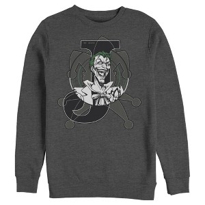 Men's Batman Joker Symbol Sweatshirt - 1 of 3