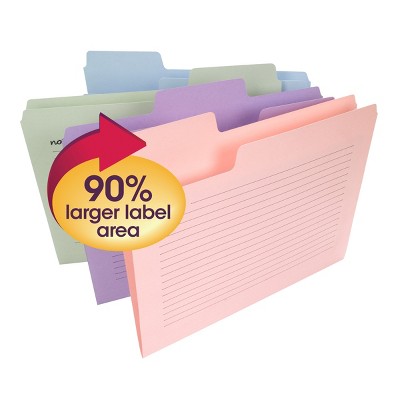 Photo 1 of 















Smead SuperTab Notes File Folder, Oversized 1/3-Cut Tabs, Letter Size, Assorted Colors, 12 per Pack (11651)086486116510


