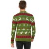 BLUEMING Mens Christmas Sweater Pullover Ugly Festive Crew Neck Sweater with Snowflakes Pattern Holiday Sweater - 2 of 4