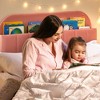 Kids Bed Frame with Bookcase Headboard, Upholstered Platform Bed with Wooden Slats Support for Boys, Girls, Teens, No Box Spring Needed - 4 of 4