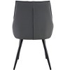 PAGED Dining Chairs, Faux Leather Dining Room Chairs, Kitchen Chairs with Ergonomic Button-Tufted Backrest and Metal Legs for Kitchen - 4 of 4