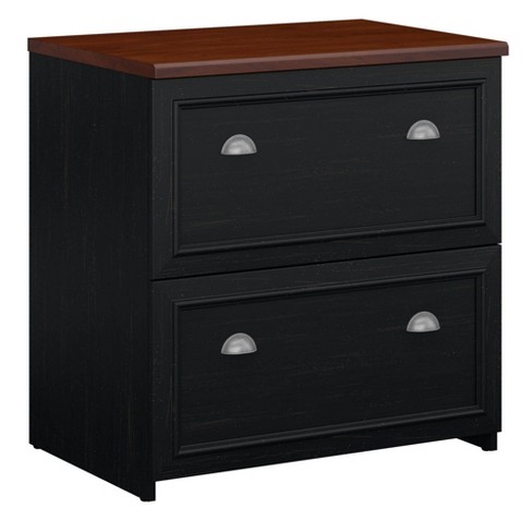 2 Drawer Fairview File Cabinet Antique Black Bush Furniture Target